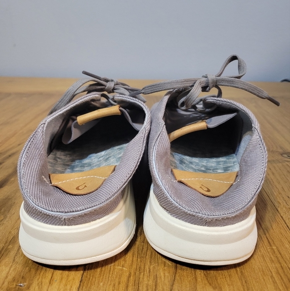 OluKai size 11 Ki'ihele Li slip on sneakers w/ drop in heel in fog - Picture 7 of 13